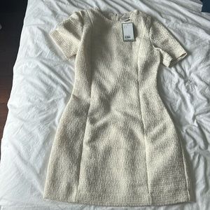 Cream dress H&M - small - new with tags